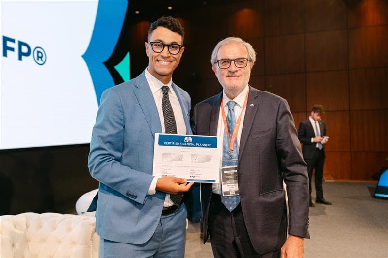 Amine Alahiyane con la certificazione CFP®